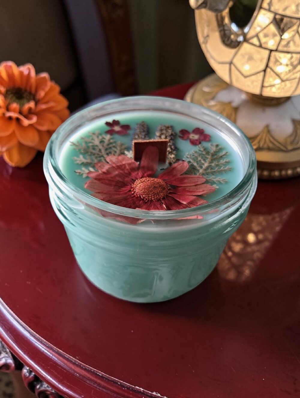 Hand Crafted , Wicked Worthy Wax, Rustic Love 8 oz candle - Picture 3 of 5